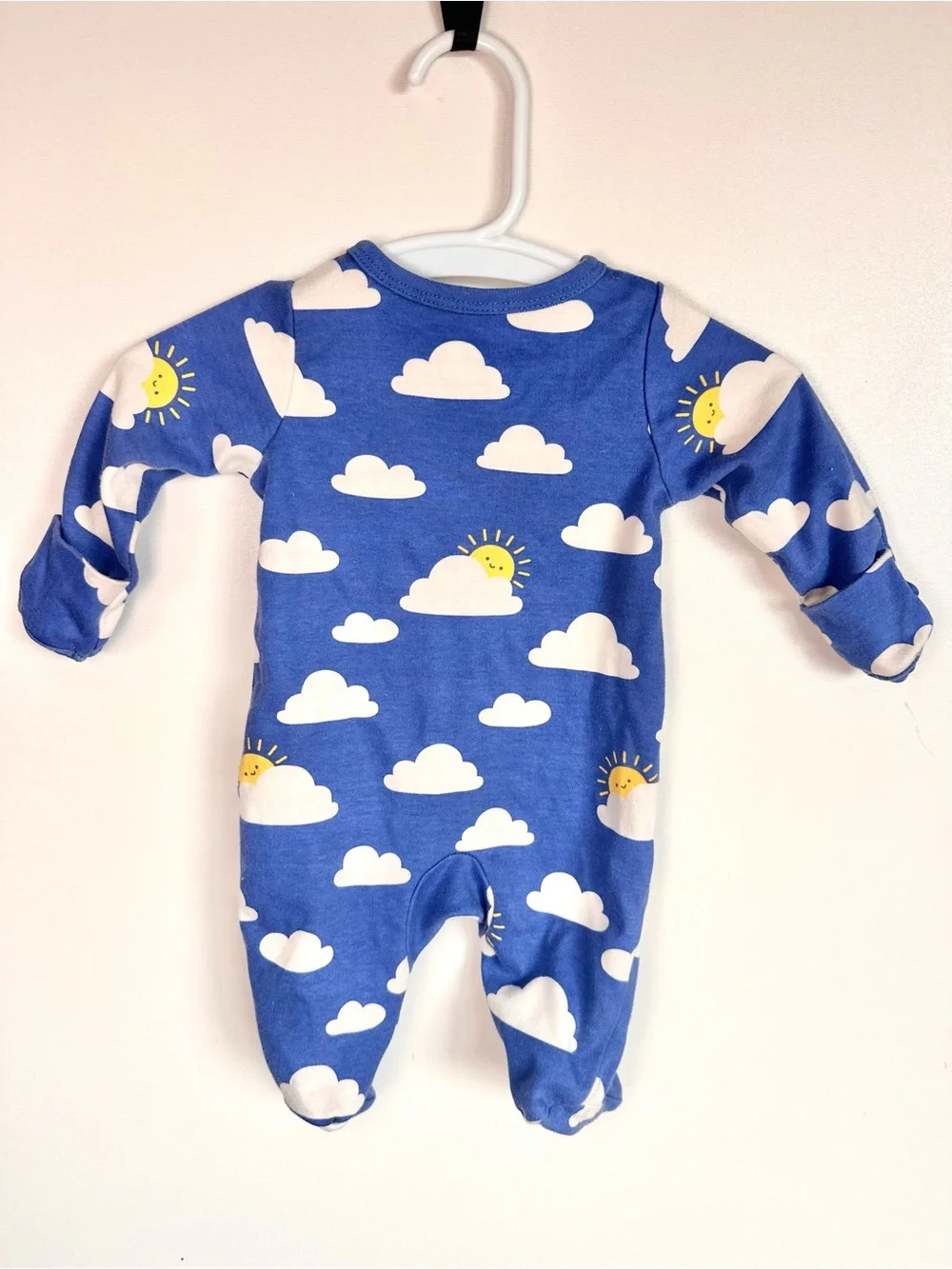 Carters Baby Boy Cloud, Construction, Cookie Footed One-Piece 3 Pack
